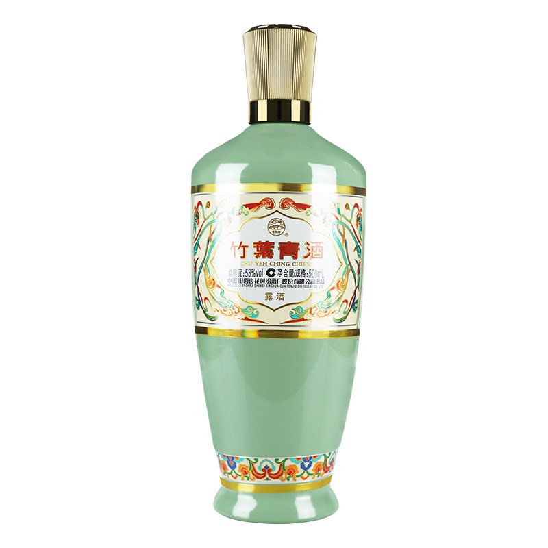 53度荣耀竹叶青酒500mL*1瓶