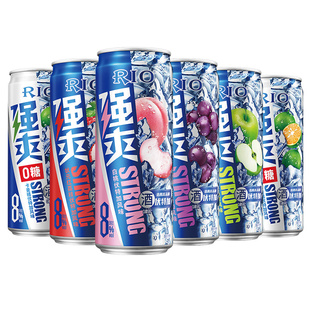 RIO锐澳预调鸡尾酒8度强爽气泡酒330ml*6罐低度果酒伏特加不信邪