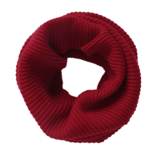 秋冬山羊绒护颈小围脖男女通用套头针织毛线围巾羊绒脖套保暖护脖