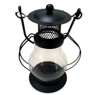 铁艺阿拉丁神灯防风复古煤油灯无烟蜡烛婚庆生日创意家居烛台摆件