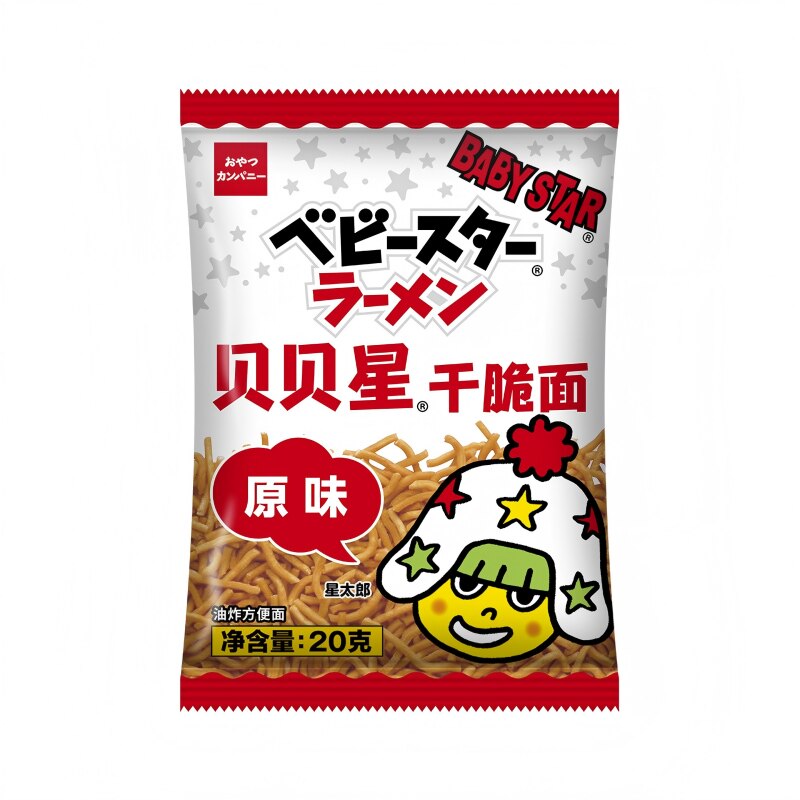 贝贝星日本进口原味干脆面20g