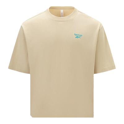 锐步休闲时尚印花圆领T恤