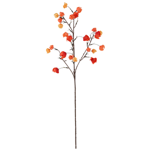 高级感逼真灯笼果仿真花假花摆设栾树枝干花客厅插花摆件新年装饰