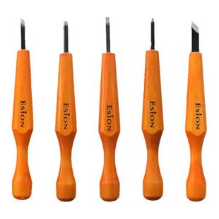 Esion雕刻刀 木刻刀套装学生美术木头板版画手工橡皮章篆刻刀