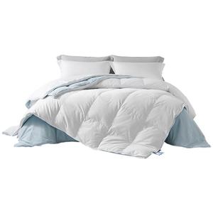 佳丽斯蚕丝羽绒二合一子母被95白鹅绒被子冬被拉链款被芯四季通用