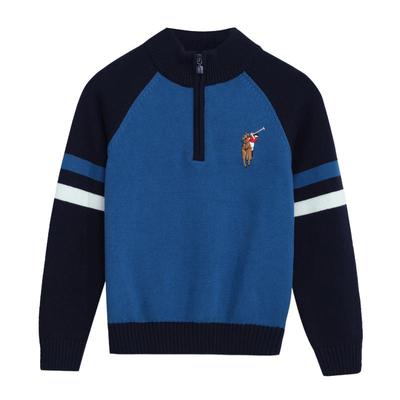 POLOWALK秋季男童线衫半开襟