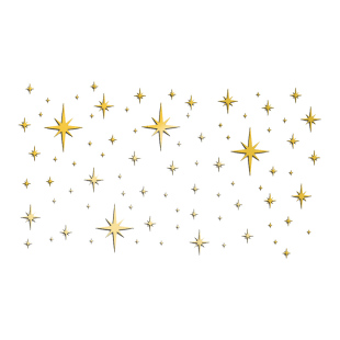 亚克力装饰墙贴个性创意贴纸ins流星星空天花板吊顶遮洞自粘软装