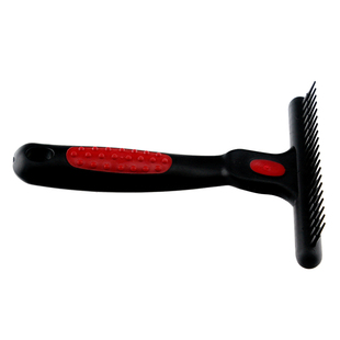 台湾船记底绒爬梳去废毛浮毛梳宠物狗耙梳钉针梳T型梳大型犬掉毛