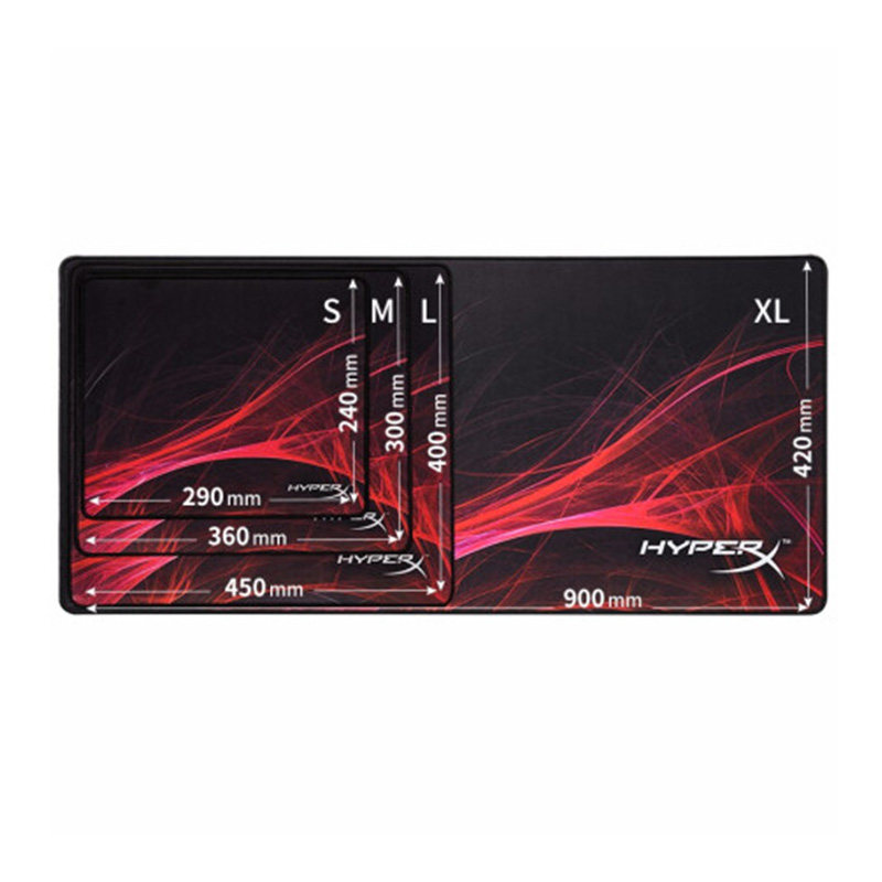 极度未知HyperX复仇魔毯L鼠标垫顺滑超大XL加厚锁边桌垫M游戏垫
