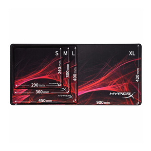 极度未知HyperX复仇魔毯L鼠标垫顺滑超大XL加厚锁边桌垫M游戏垫