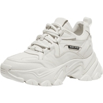 CDF2025新款厚底老爹鞋女百搭网红超火白色软底炸街休闲鞋运动鞋