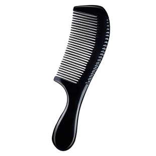 天然加厚黑水牛角梳子女士养长发不打结防头部静电头皮经络按摩梳