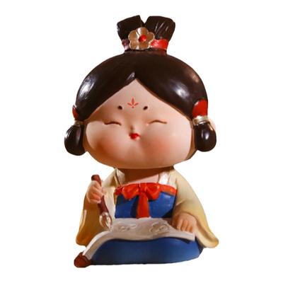 琴棋书画仕女摆件洛阳文创伴手礼