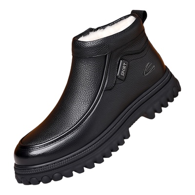 德国骆驼动感冬季加绒保暖雪地靴