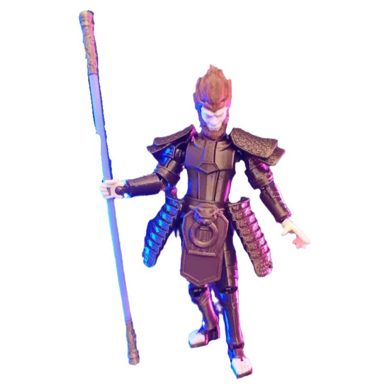 黑神话悟空3D打印可动人偶