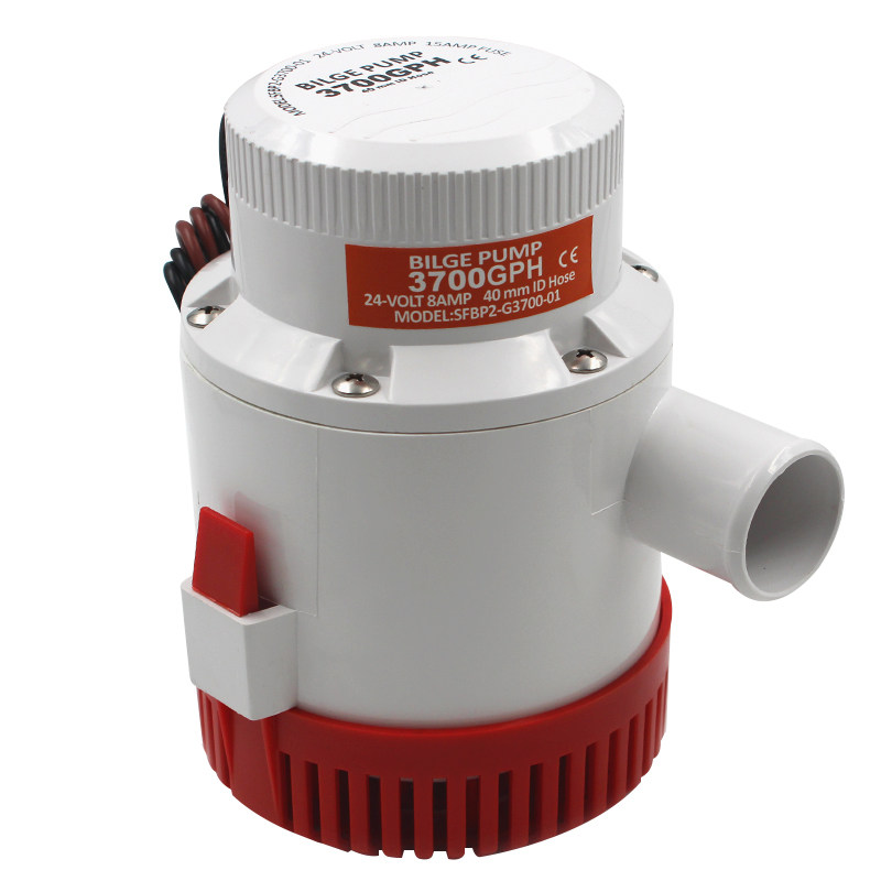 12V/24V直流潜水泵/大流量舱底泵/游船游艇排水泵/船用水泵3700