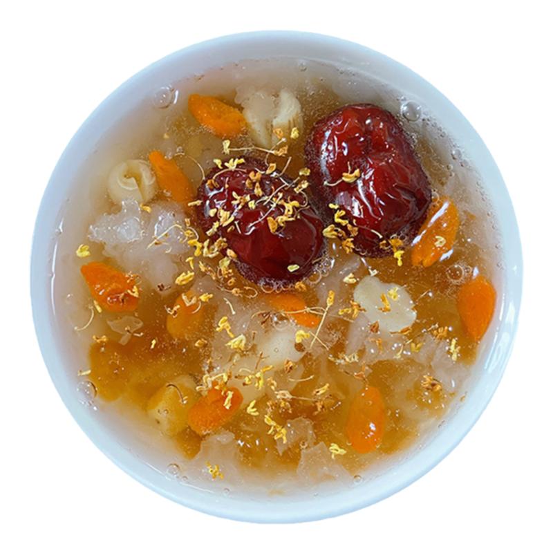 银耳莲子羹组合桃胶补血养颜