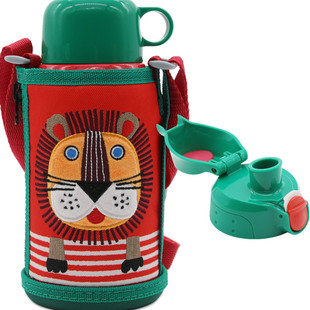 日本虎牌幼儿童保温港版MBR-T06G吸管碗杯盖日版直饮两用款600ml