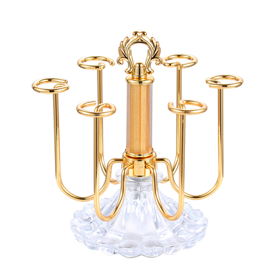 高端复古旋转杯架欧式酒具套装