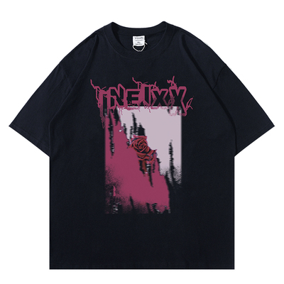 高街短袖vintage复古夏季T恤衫潮