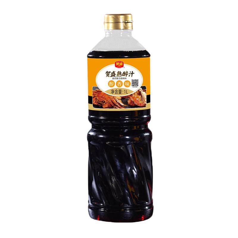 贺盛精选熟醉汁海鲜凉拌菜专用1L