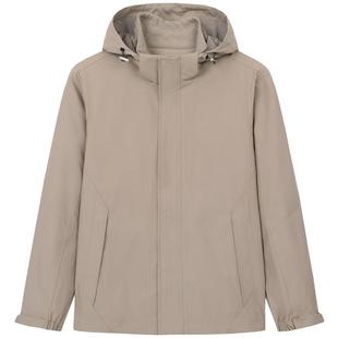 【可拆卸连帽】才子男装男士夹克2025春秋款户外运动休闲防风外套