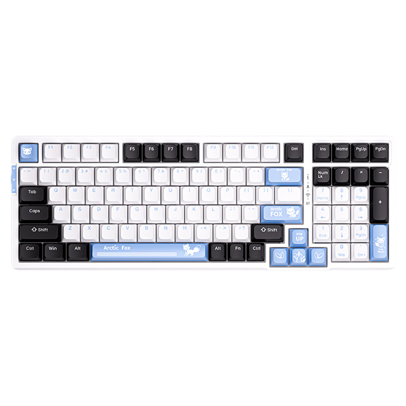 VGN V98proV3极地狐三模热插拔蓝牙GASKET无线客制化游戏机械键盘
