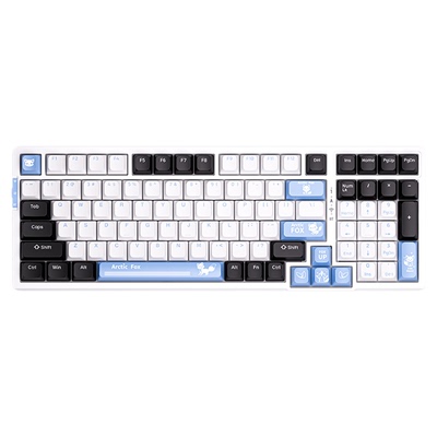 VGN V98proV3极地狐三模热插拔蓝牙GASKET无线客制化游戏机械键盘