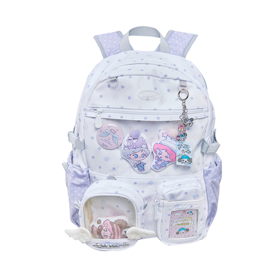 LOLA DESIGN心机鬼天使学院双肩痛包女大学生初高中生大容量书包