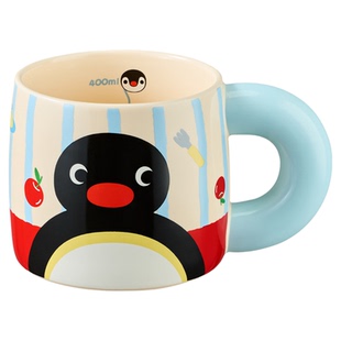 有点淘气×Pingu正版IP联名授权企鹅大手马克杯送礼