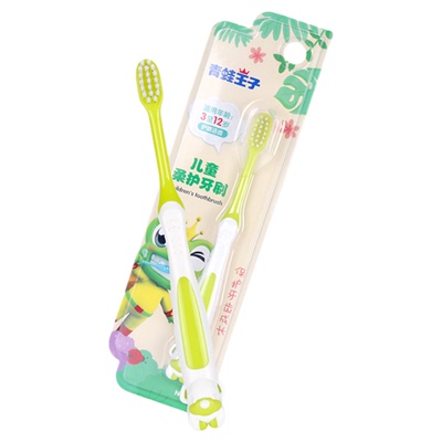 青蛙王子口腔清洁软毛儿童牙刷