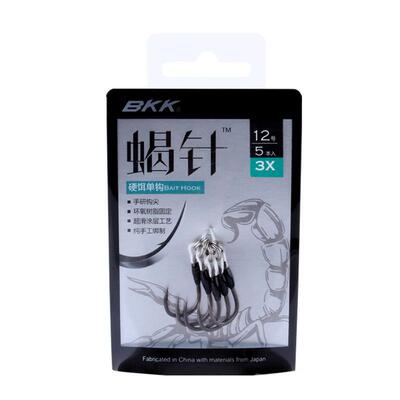 BKK路亚手研钩尖单钩蝎针