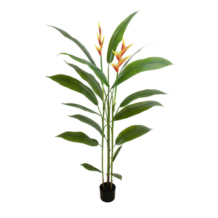 仿真绿植天堂鸟室内客厅装饰吉祥鸟落地盆栽高级轻奢仿生假植物树