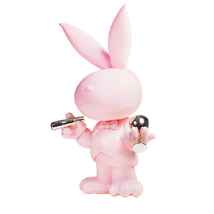 ZCWO花花公子联名 网红兔子潮玩手办客厅落地摆件礼物正版大公仔