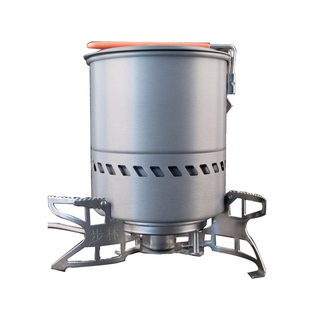 步林S2400-A户外炉具便携式炉灶野炊燃气野外集热锅一体式防风炉