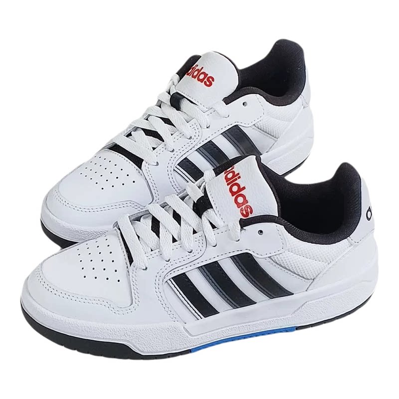 Adidas阿迪达斯小白鞋男春夏季新款正品皮面透气复古男鞋篮球板鞋