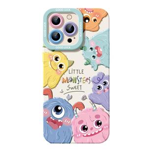 适用苹果17promax手机壳新款iphone14保护套15防摔高级感13pro带挂绳全包12可爱小怪兽11卡通硅胶plus女16pro