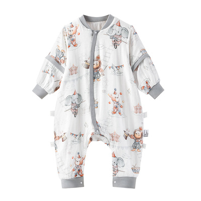 婴儿恒温睡袋防踢被神器春秋冬季