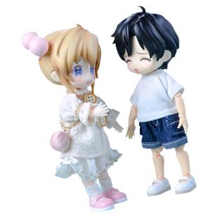 YMY 新款萝莉鞋ob11娃娃鞋12分bjd娃鞋百搭六分blythe芭比娃娃鞋