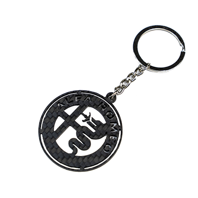 点缤阿尔法罗密欧真碳纤维钥匙链