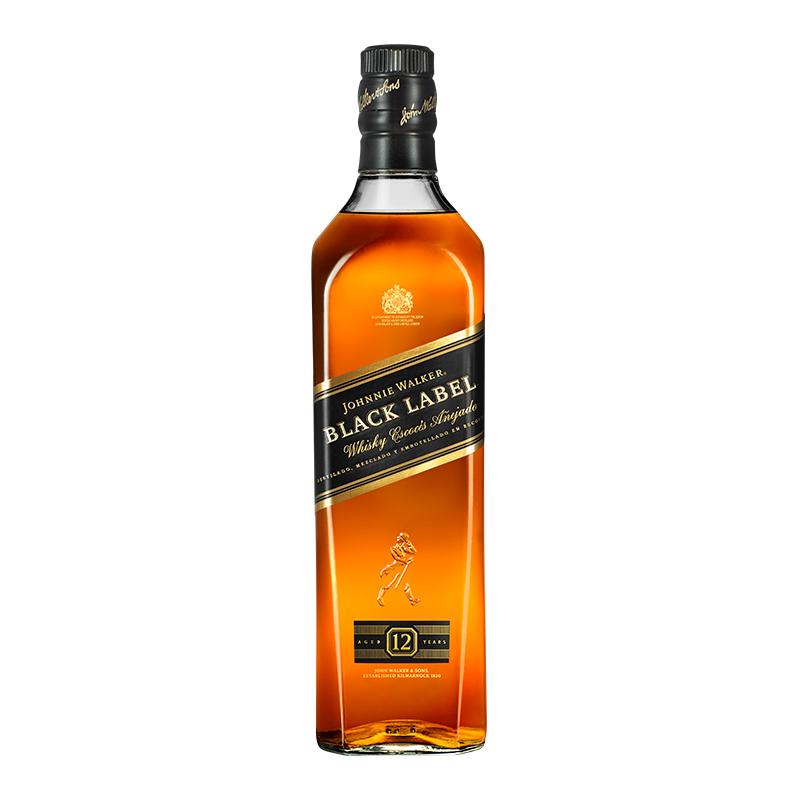 【進(jìn)口】英國(guó)尊尼獲加黑牌黑方蘇格蘭威士忌500ml*2洋酒特調(diào)烈酒