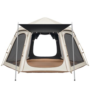 荒野拾光帐篷户外便携式折叠野营过夜露营加厚防雨装备自动二合一