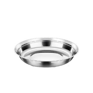 SSGP三四钢316不锈钢盘小碟子家用菜盘餐盘食品级防溢加大深圆盘