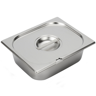 加厚不锈钢分数盆份数盘商用快餐车盒餐盆长方形带盖方盆奶茶店