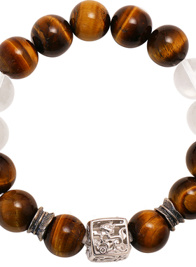 2025年生肖牛黄虎眼石吉祥手串