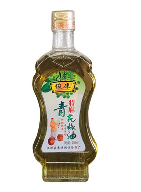 俊康青花椒油400ml家用玻璃瓶装