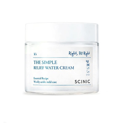 SCINIC至简舒缓补水面霜80ml