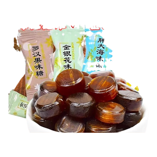 思意达清凉胖大海糖枇杷薄荷糖罗汉果糖果批发零食混合多口味