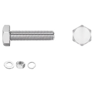 M3-M20外六角螺栓304不锈钢螺丝螺母套装配件大全M6M8M10加长螺杆