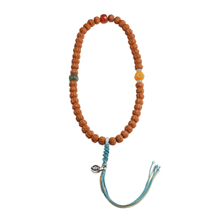 小金刚菩提手持手串精品尼泊尔藏式弥勒佛珠流苏文玩盘玩玛瑙配饰